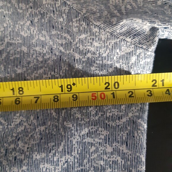 Ben Sherman SZ 15 Cotton Men's Black & White Stripe w/Print Button Up Shirt - Picture 9 of 12